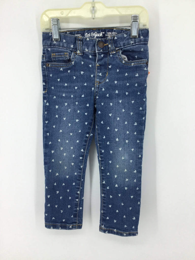 Cat & Jack Child Size 3 Blue Jeans - girls