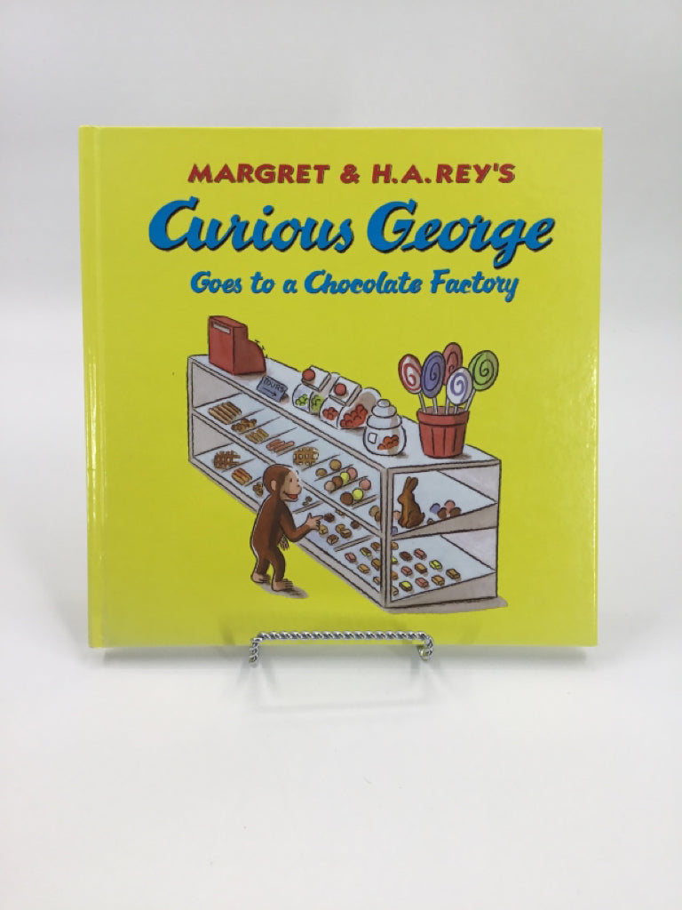 Curious George Goes to a Chocolate Factory hardcover Book