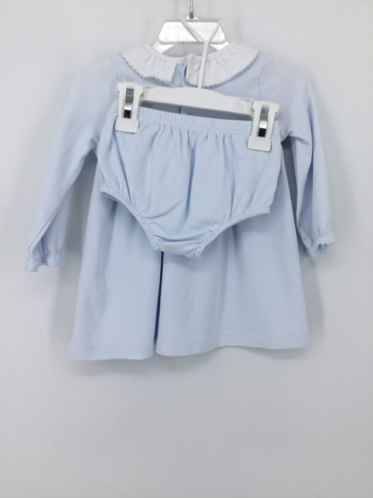 Edgehill Collection Child Size 12 Months Blue Dress - girls