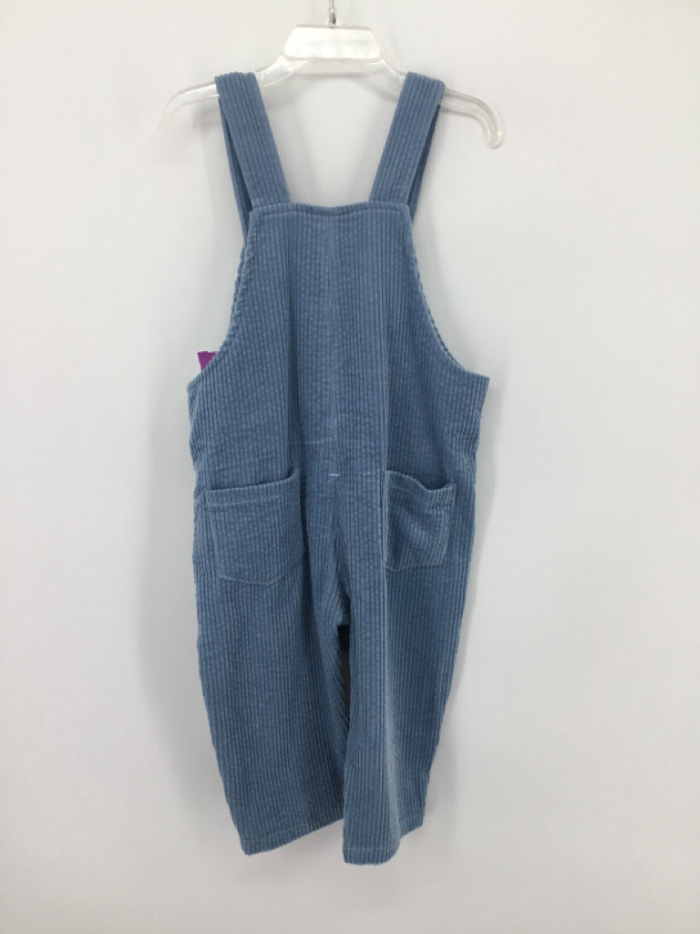 7Dian Child Size 4 Blue Solid Overalls - boys