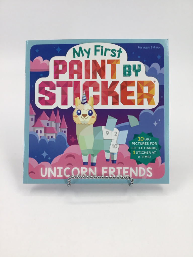 My First Paint by Sticker Unicorn Friends Paper Back Book