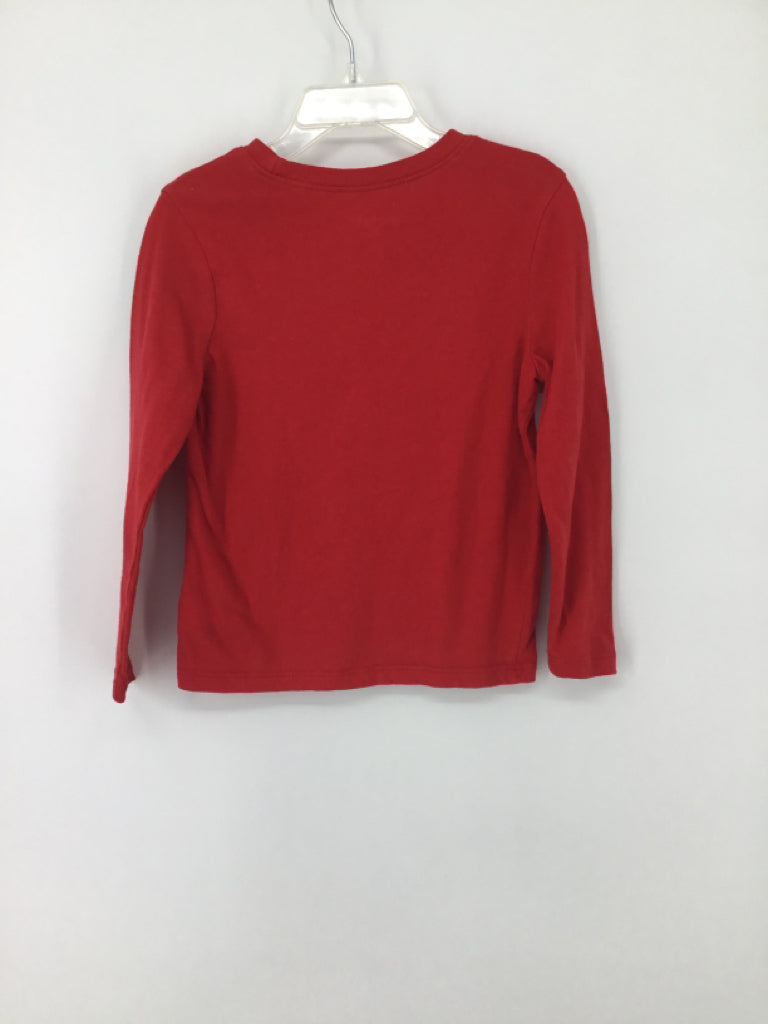 Old Navy Child Size 4 Red Christmas T-Shirt