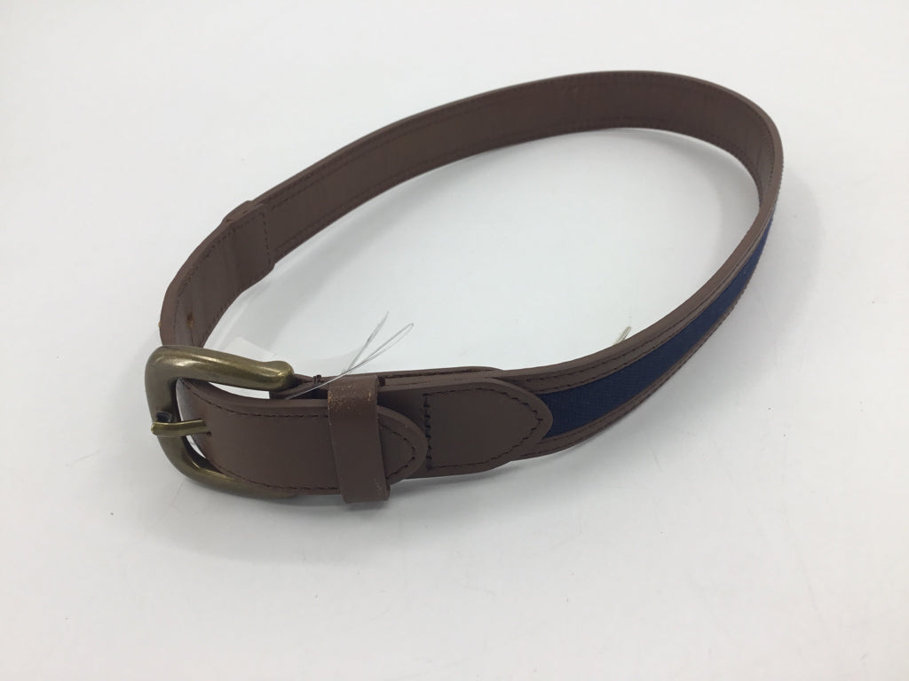Janie and Jack Child Size 2 Navy Solid Belt/Suspenders