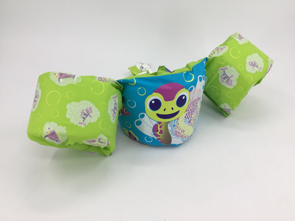 Coleman Kids Child Size Toddler Green Swim Gear