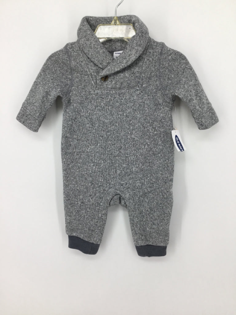 Old Navy Child Size 0-3 Months Gray Mermaid Outfit - boys