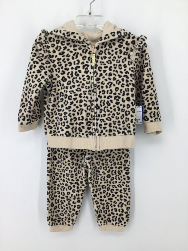 Little Me Child Size 18 Months Tan Outfit - girls