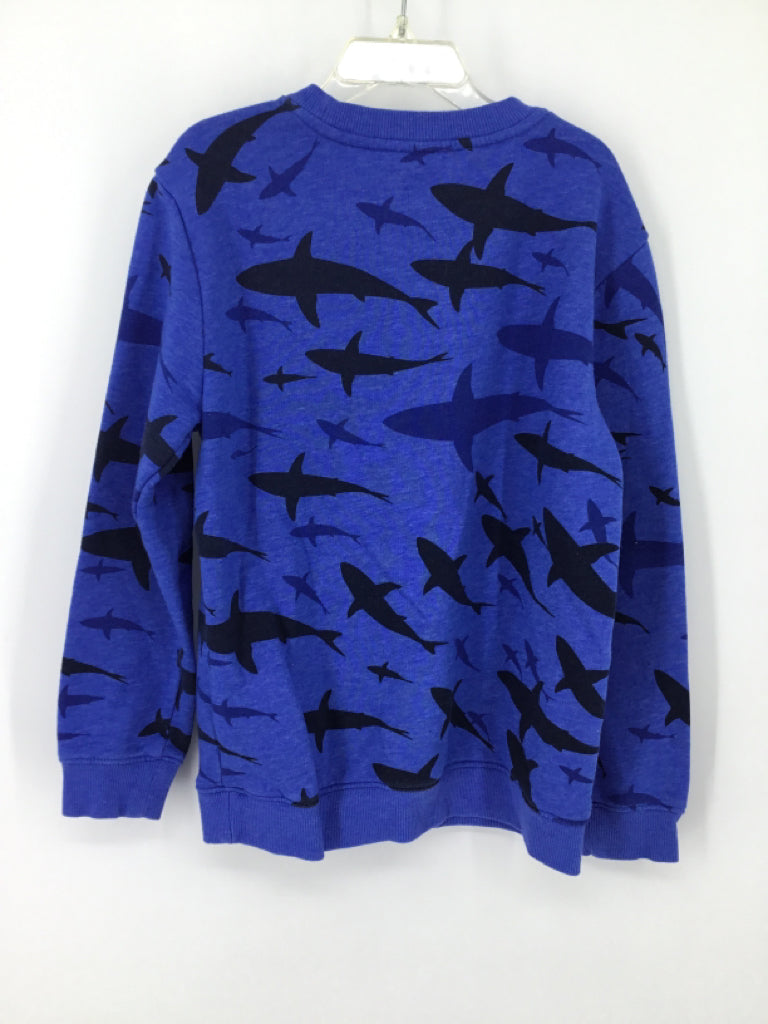 Cat & Jack Child Size 6 Blue Sharks Sweatshirt - boys