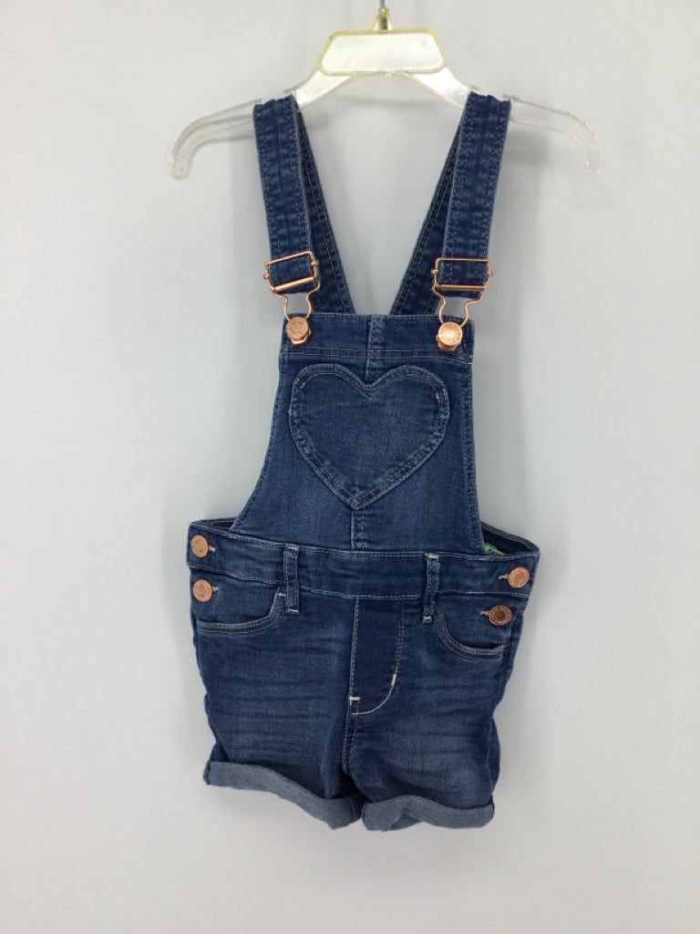 & Denim Child Size 3 Blue Overalls - girls