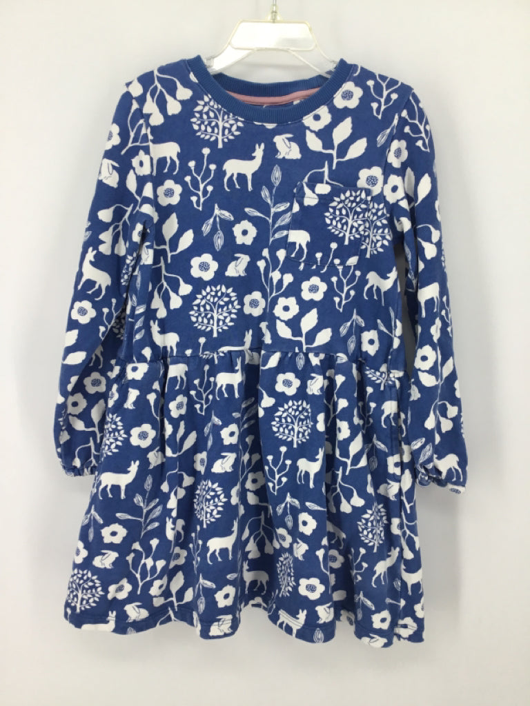Mini Boden Child Size 7 Blue Dress - girls