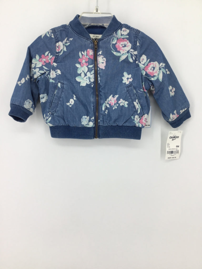 OshKosh B'gosh Child Size 6 Months Blue Jacket - girls
