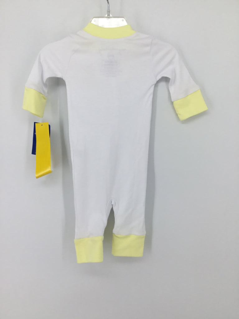 Magnolia Baby Child Size 6 Months Yellow Thanksgiving Pajamas