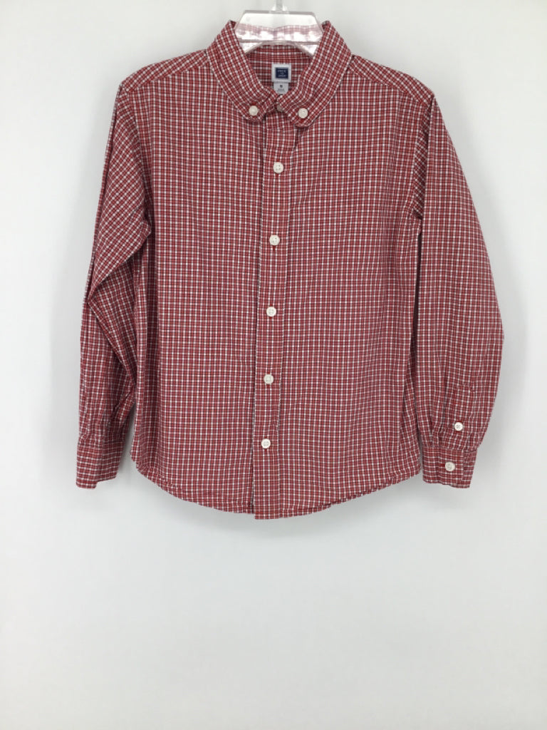 Janie and Jack Child Size 5 Red Checkered Shirt - boys