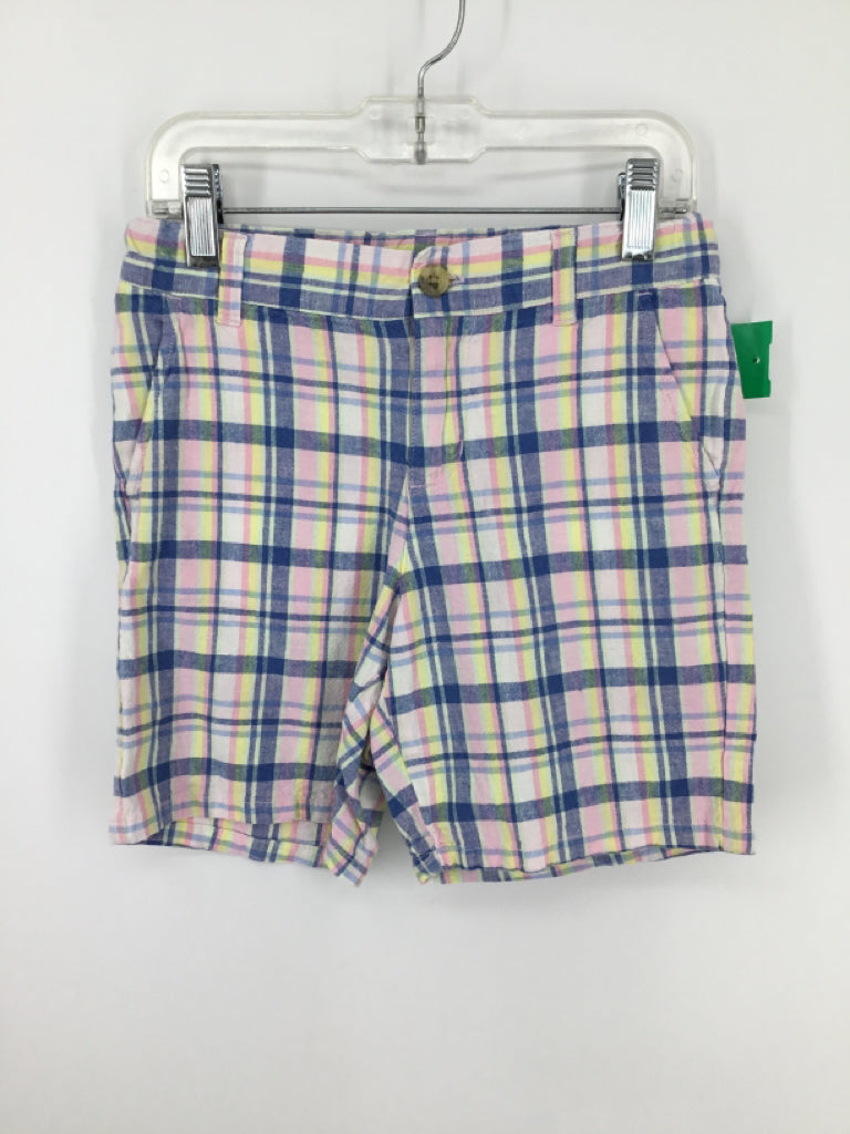 Janie and Jack Child Size 7 Multi-Color Plaid Shorts - boys