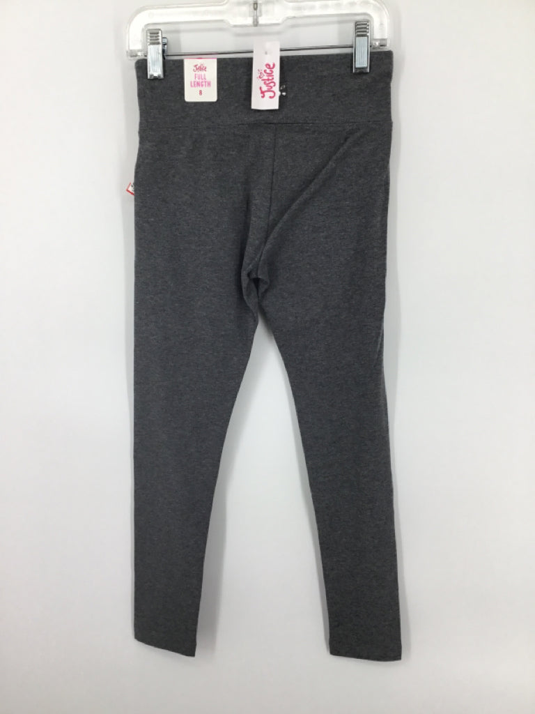 Justice Child Size 8 Gray Pants - girls