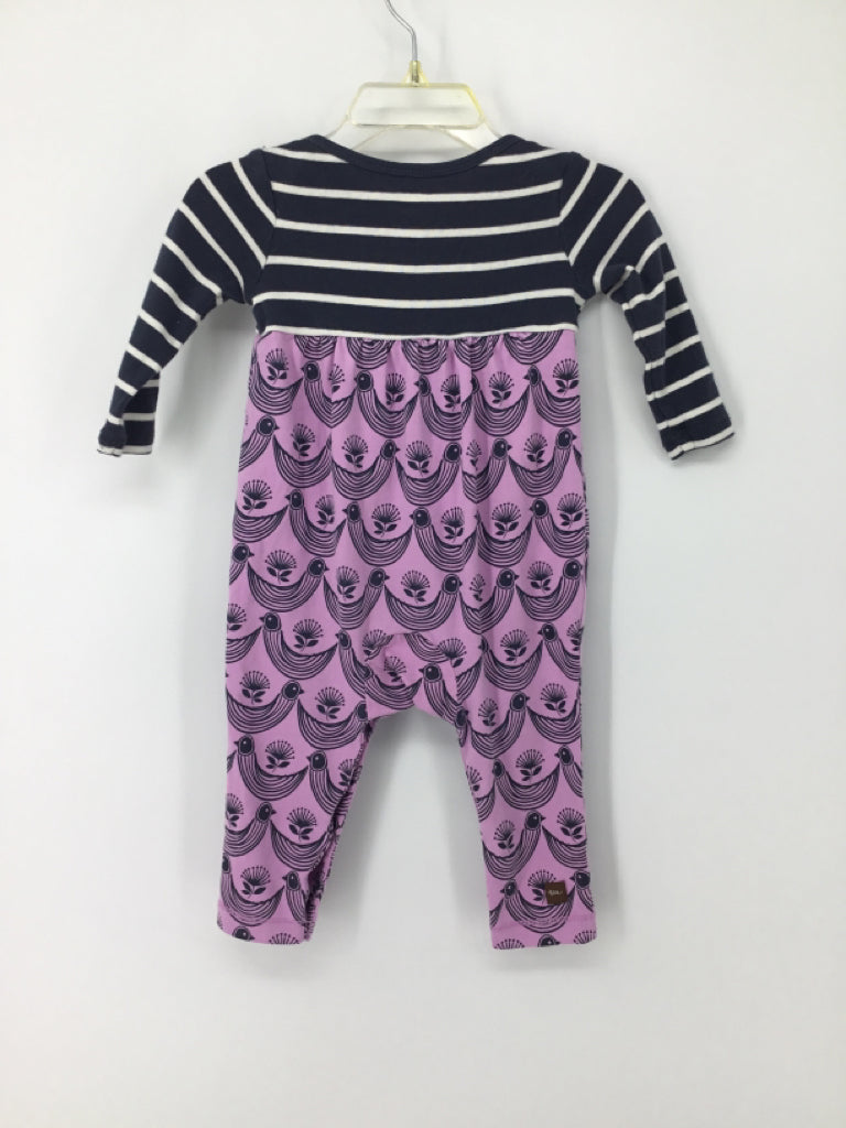 Tea Child Size 3-6 Months Navy Outfit - girls