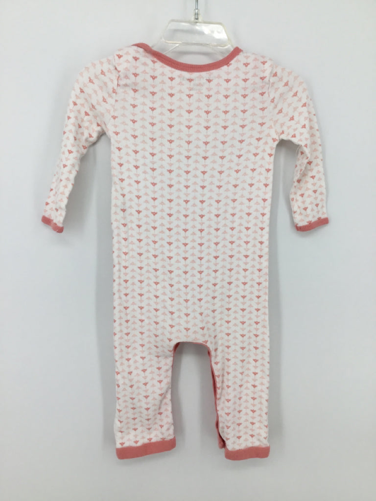 Burt's Bees Baby Child Size 3-6 Months Pink Outfit - girls