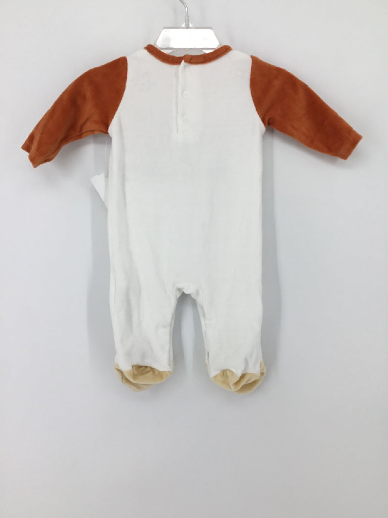 Baby Starters Child Size 3 Months Orange Thanksgiving Outfit