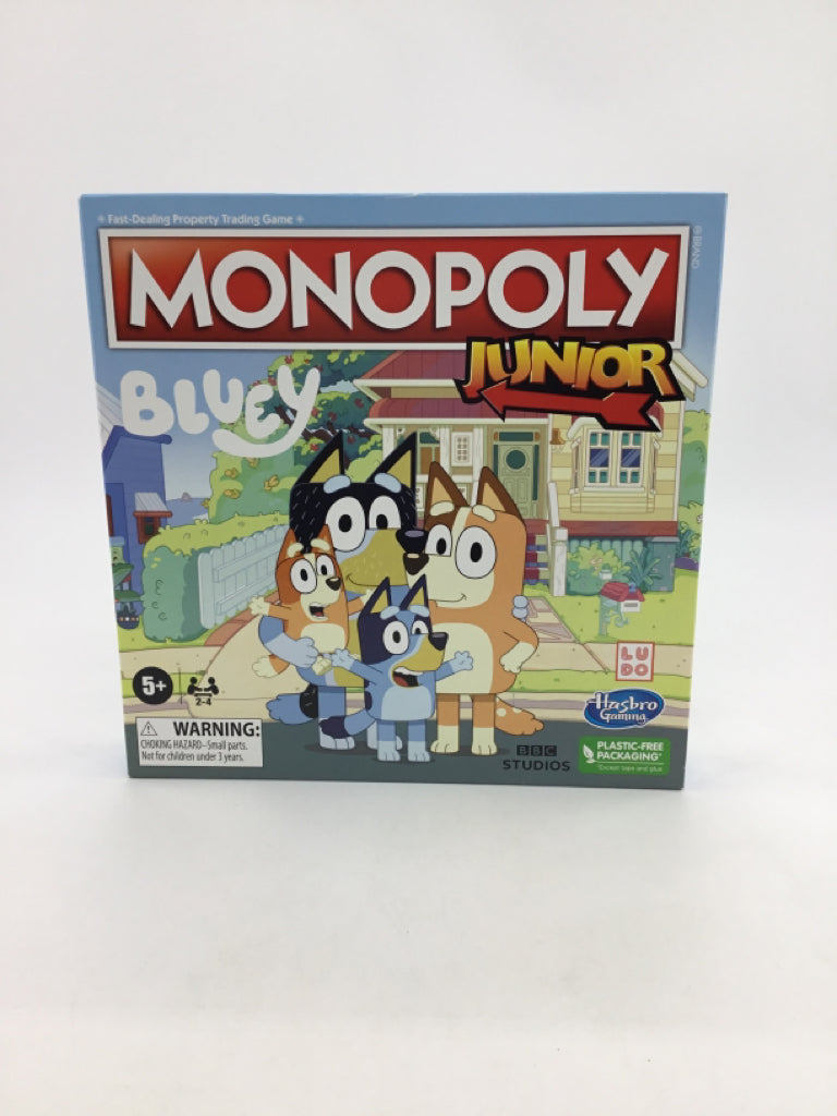 Hasbro Monopoly Junior Game - Bluey