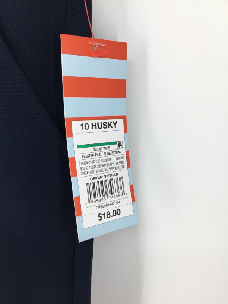 Cat & Jack Child Size 10 Navy Solid Pants - boys