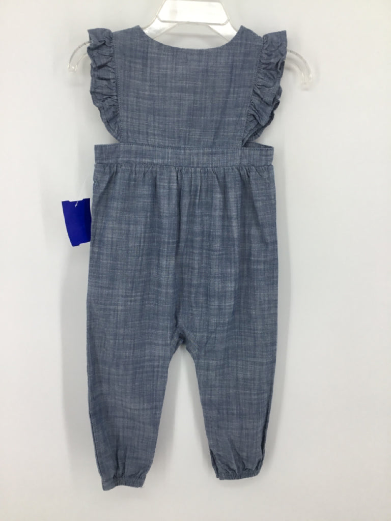Cat & Jack Child Size 12 Months Blue Outfit - girls