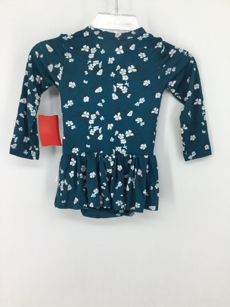 Posh Peanut Child Size 3-6 Months Teal Dress - girls