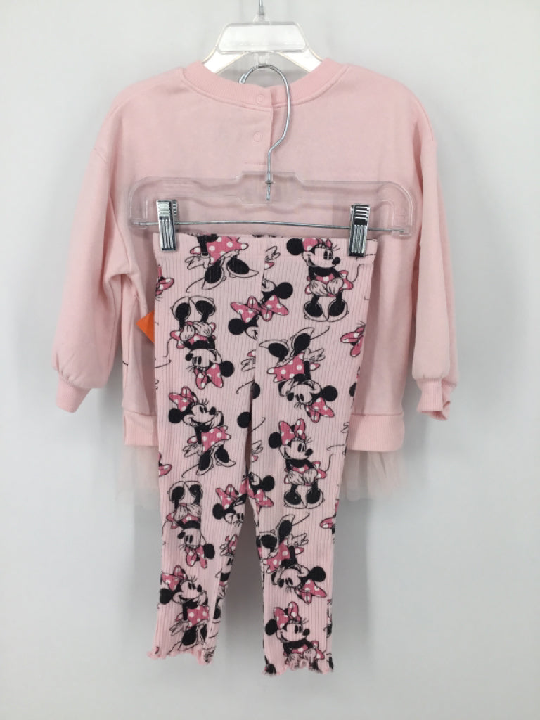 Disney Child Size 24 Months Pink Outfit - girls