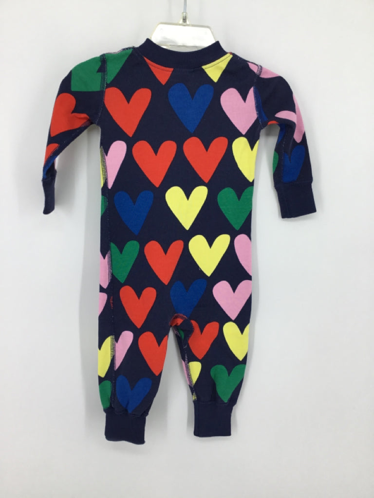 Hanna Andersson Child Size 3-6 Months Navy Pajamas - girls