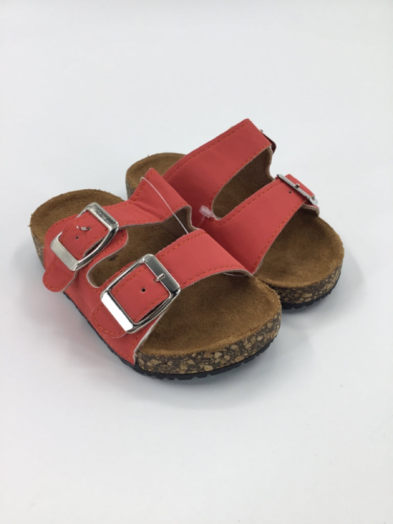 Sitos Child Size 5 Toddler Coral Sandals/Flip Flops
