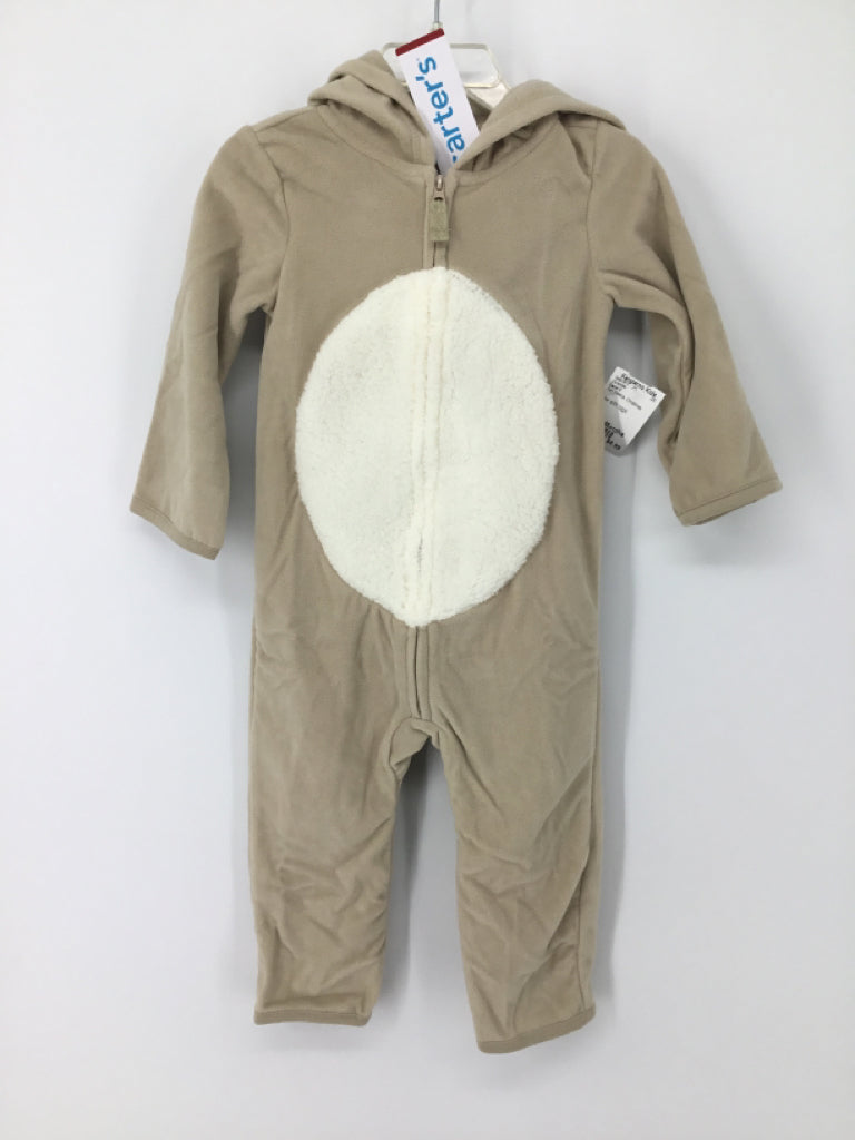 Carter's Child Size 18 Months Tan Christmas Outfit