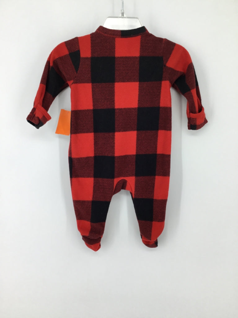 Old Navy Child Size 0-3 Months Red Sleepers
