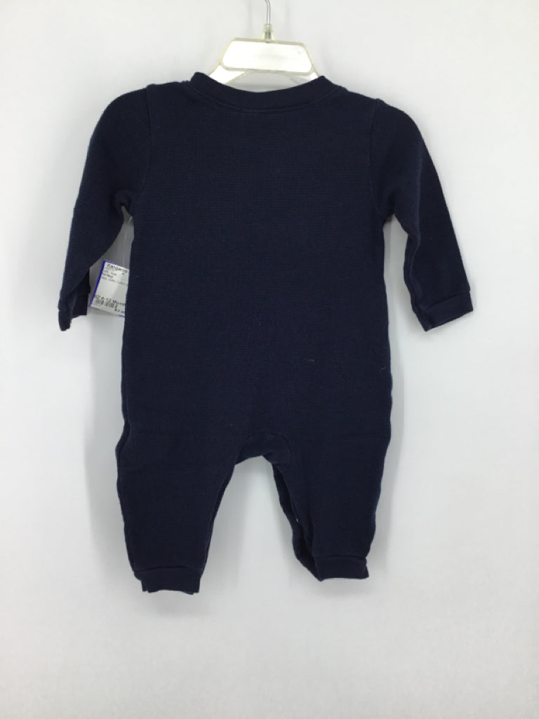 Old Navy Child Size 6-12 Months Navy Solid Outfit - boys