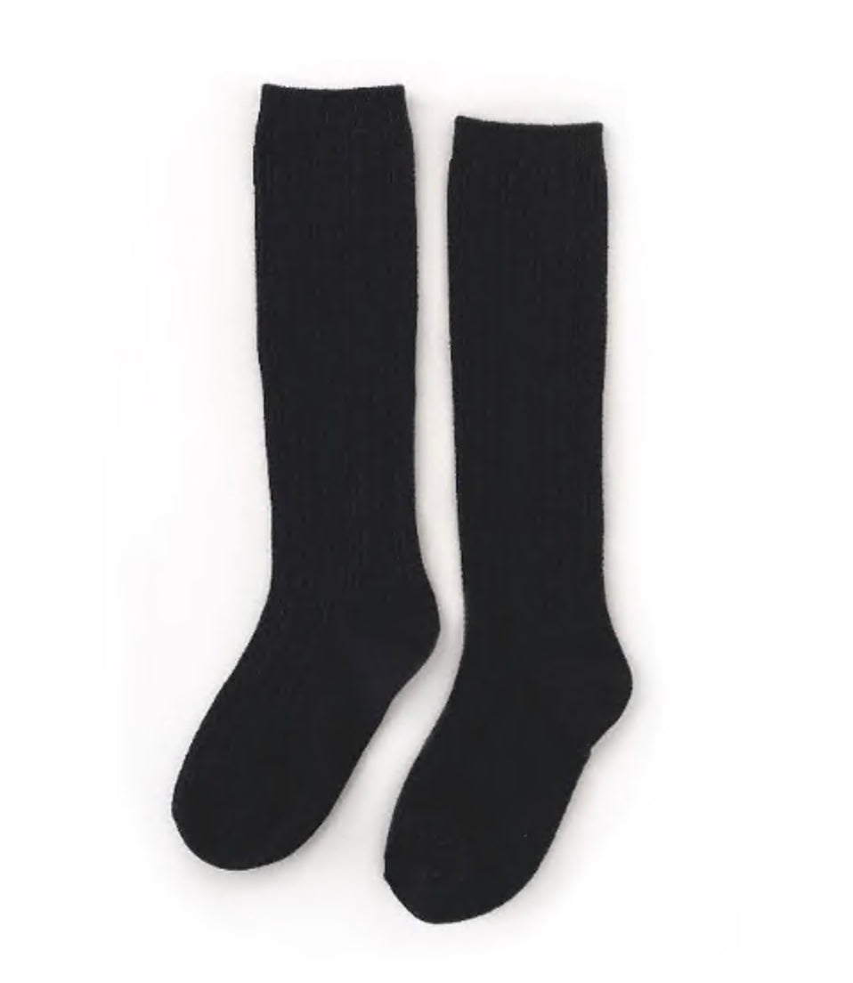 The Little Stocking Co - Knee High Socks - Black