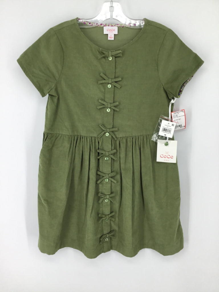CeCe Girls Child Size 8 Green Dress - girls