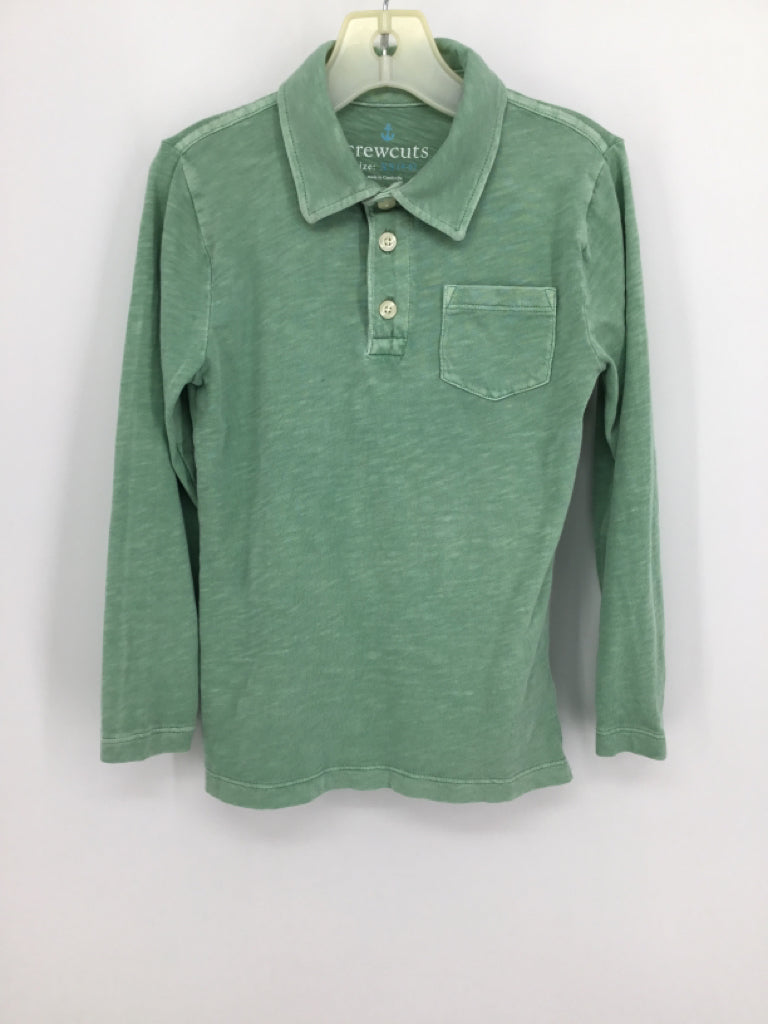 Crewcuts Child Size 4 Green Solid Shirt - boys