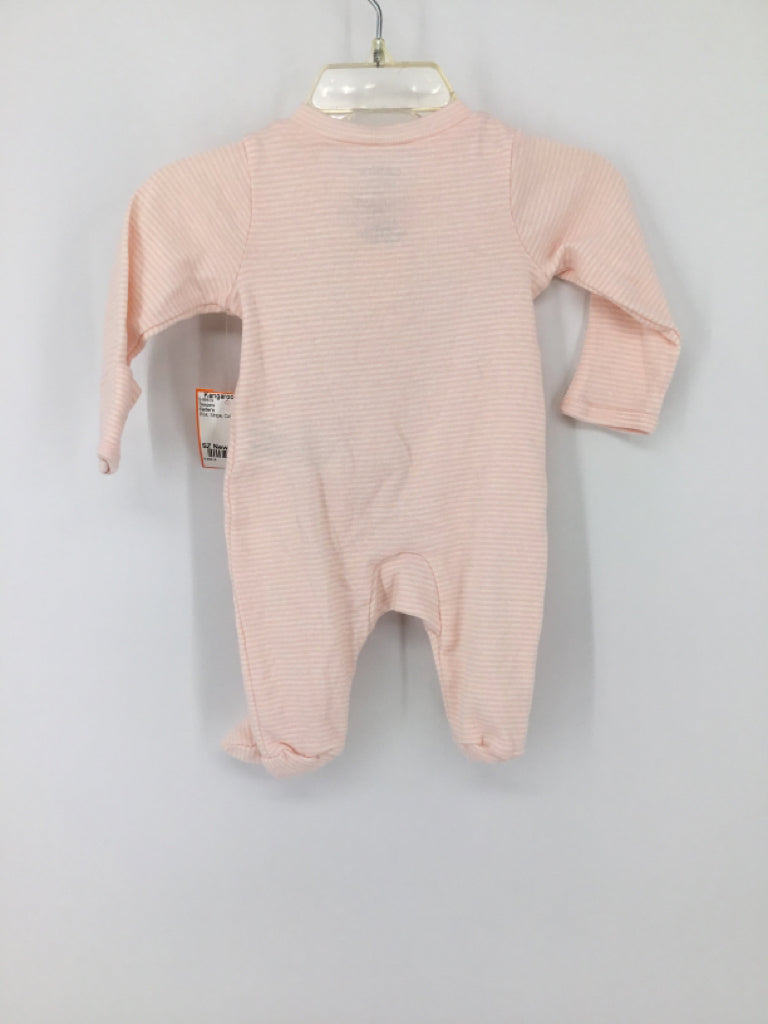 Carter's Child Size Newborn Pink Sleepers