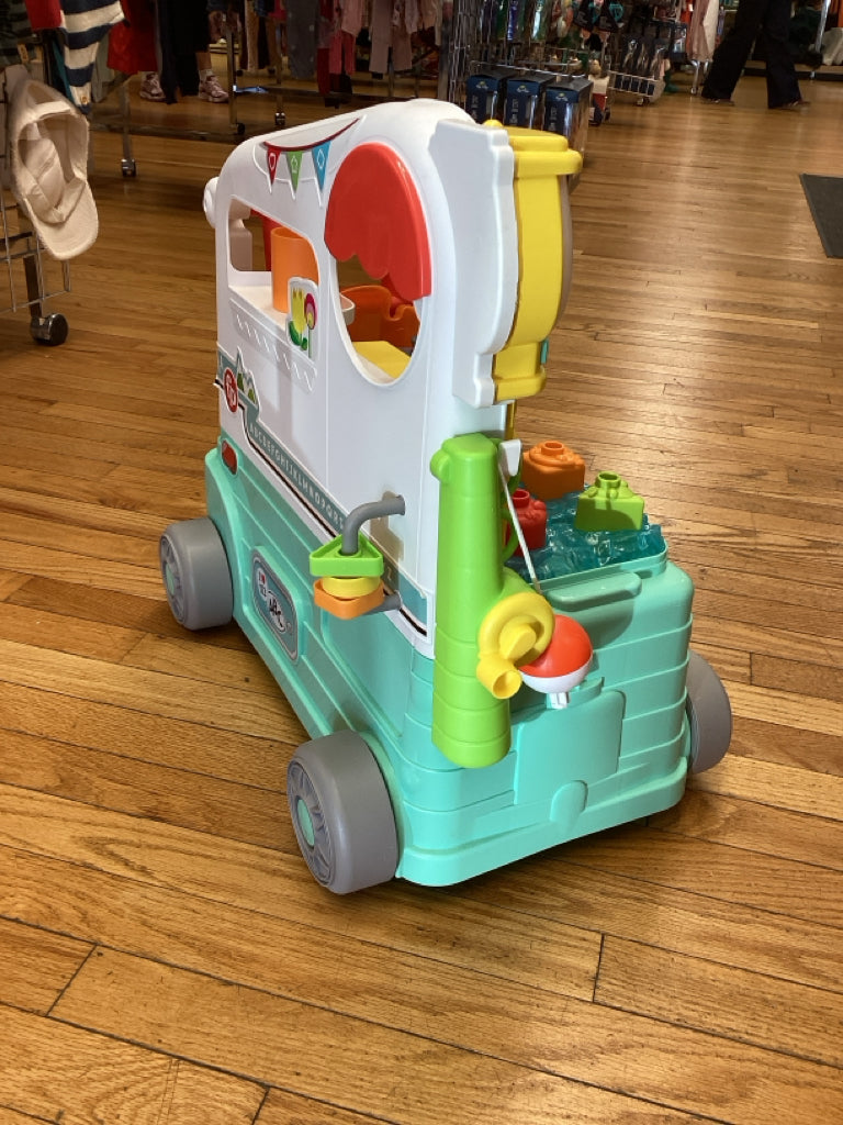 Fisher Price Laugh & Learn 3-in-1 On-the-Go Camper Infant Walker