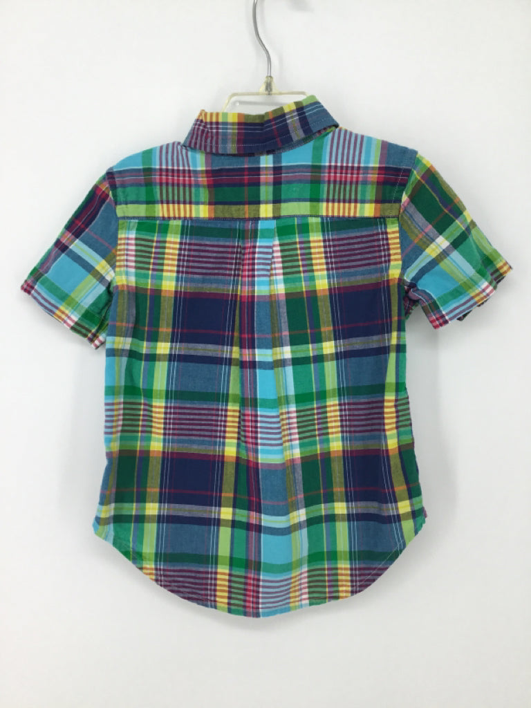 Ralph Lauren Child Size 2 Multi-Color Plaid Shirt - boys