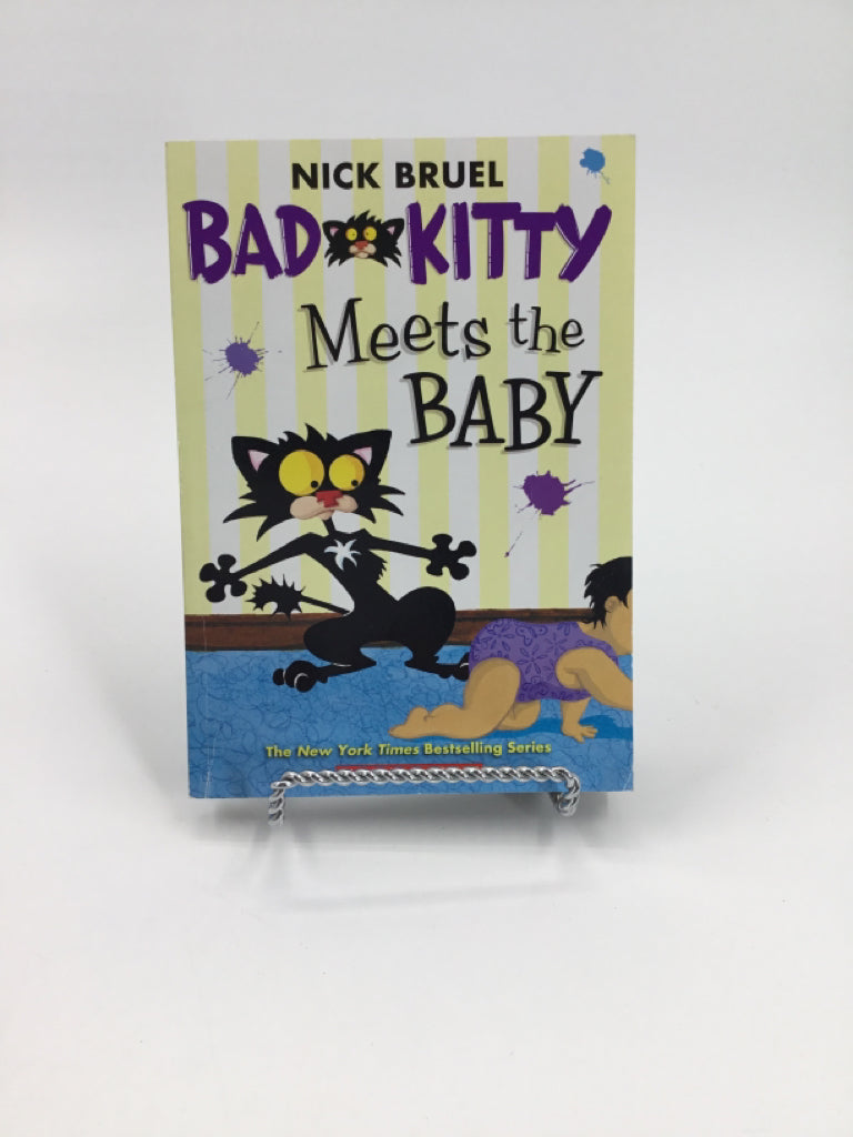 Scholastic Bad Kitty Meets the Baby Paperback Book
