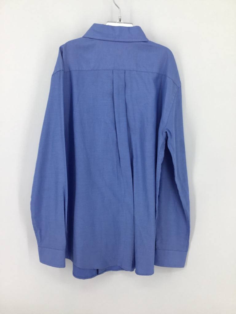 Cat & Jack Child Size 12 Blue Solid Shirt - boys