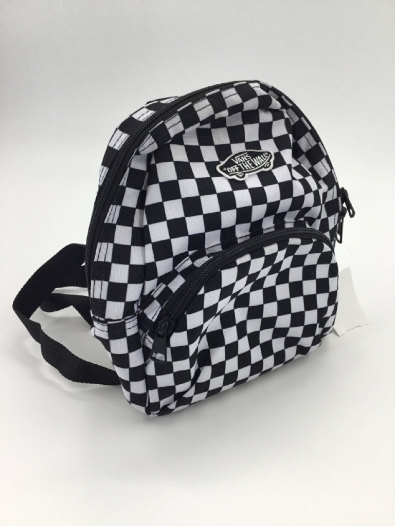 Vans Black Checkered Mini Backpack