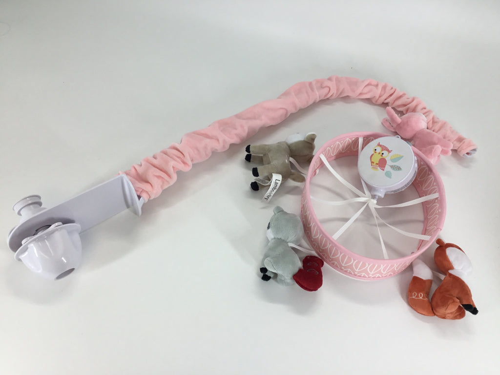Lamb's & Ivy Pink Little Woodland Collection Mobile