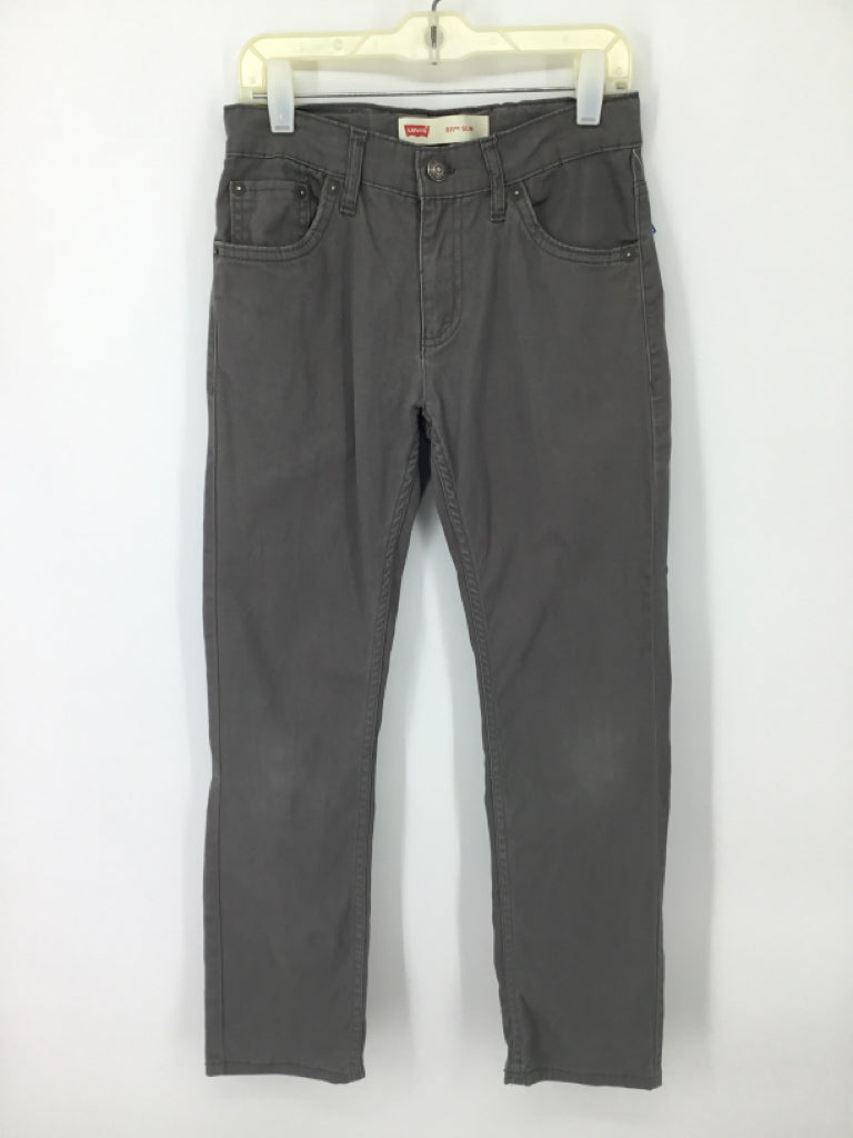 Levi's Child Size 12 Gray Solid Pants - boys