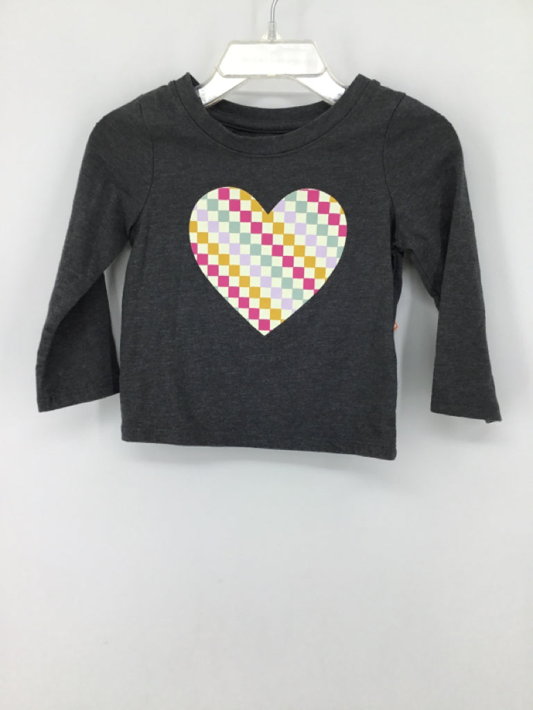 Cat & Jack Child Size 12 Months Gray T-shirt - girls