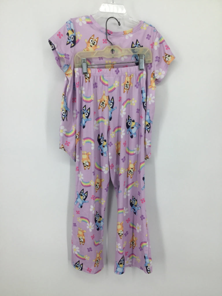 Bluey Child Size 8 Purple Pajamas - girls