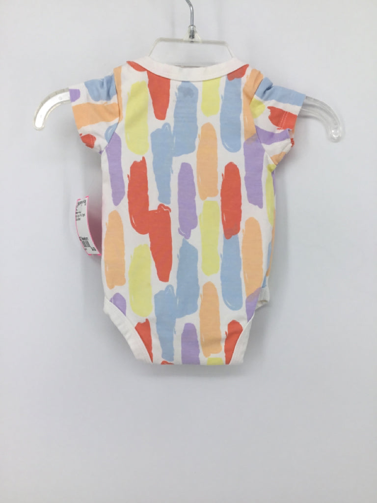Monica + Andy Child Size Newborn Multi-Color Onesie
