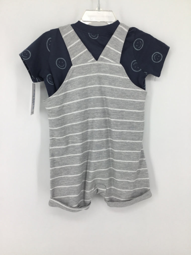 Carter's Child Size 18 Months Gray Stripe Outfit - boys
