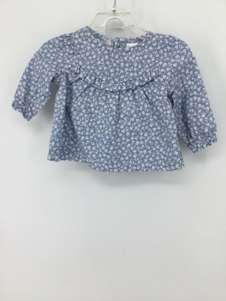 Just One You Made by Carters Child Size 6 Months Blue Dress - girls