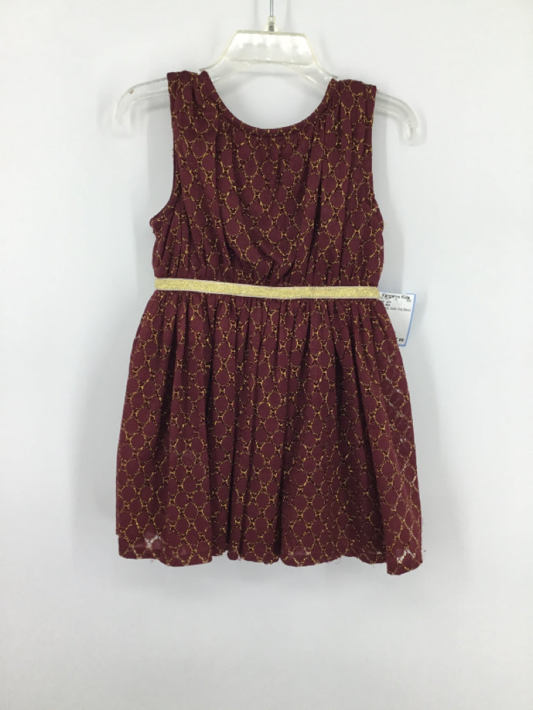 Cat & Jack Child Size 2 Burgundy Dress - girls
