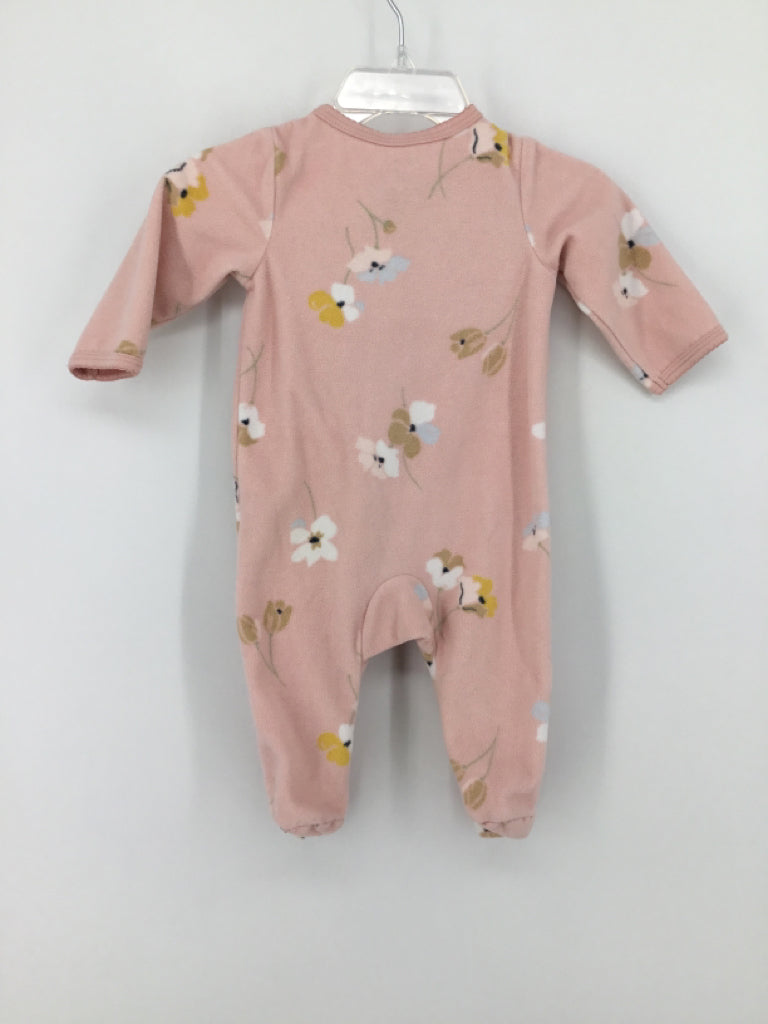 Carter's Child Size 3 Months Pink Sleepers