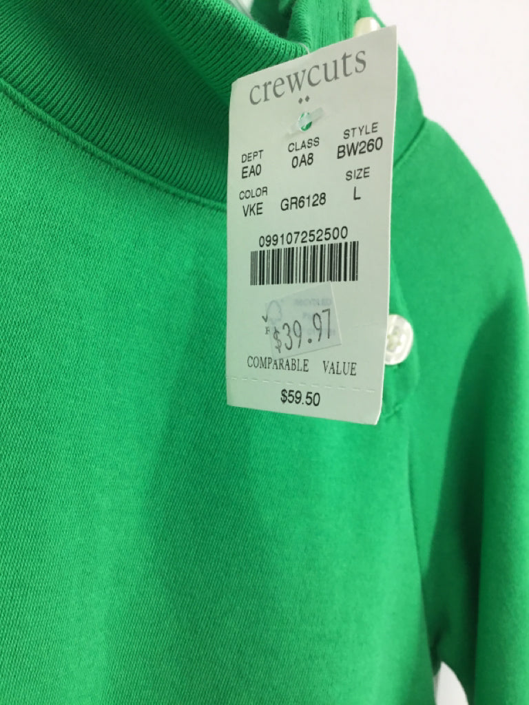 Crewcuts Child Size 8 Green Sweatshirt - girls